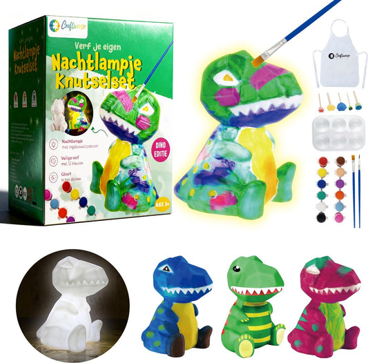 Paint Your Own Lamp – Dino